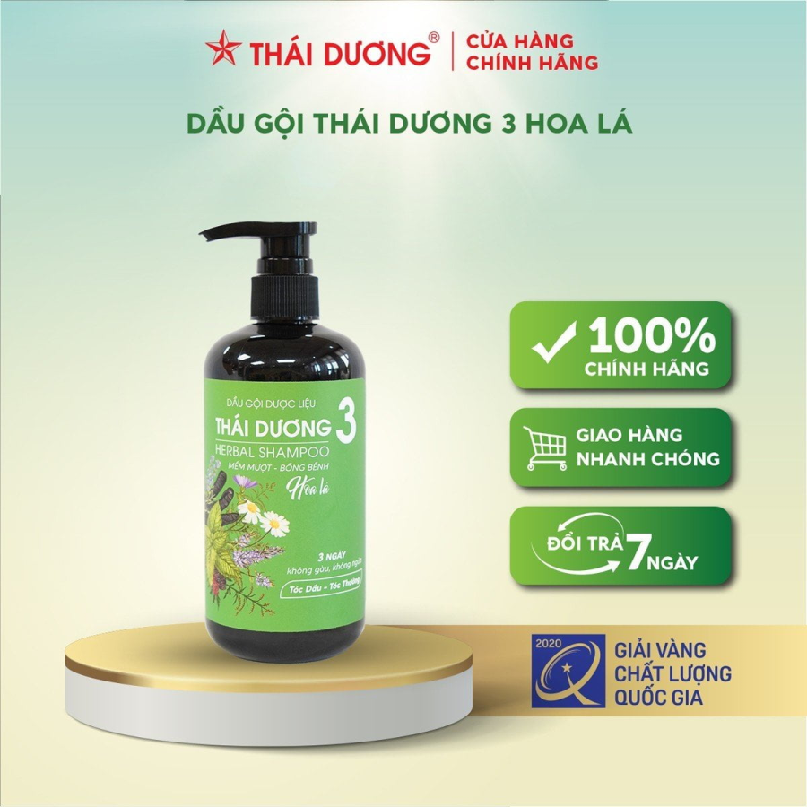 Dầu gội Thái Dương 3 Hoa Lá