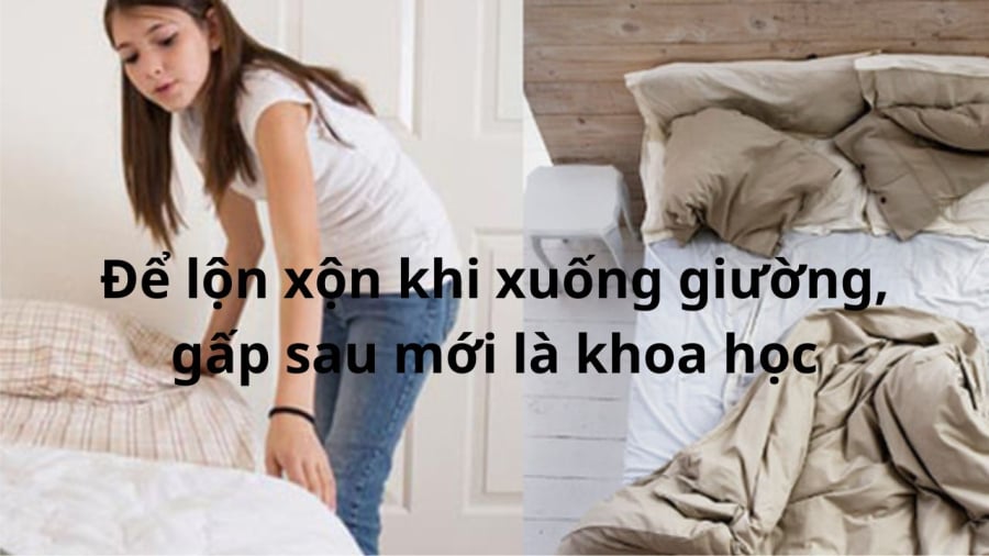 Mẹ chồng chê tôi bừa bộn vì ngủ dậy không gấp chăn màn, nghe giải thích bà tấm tắc khen và làm theo ngay