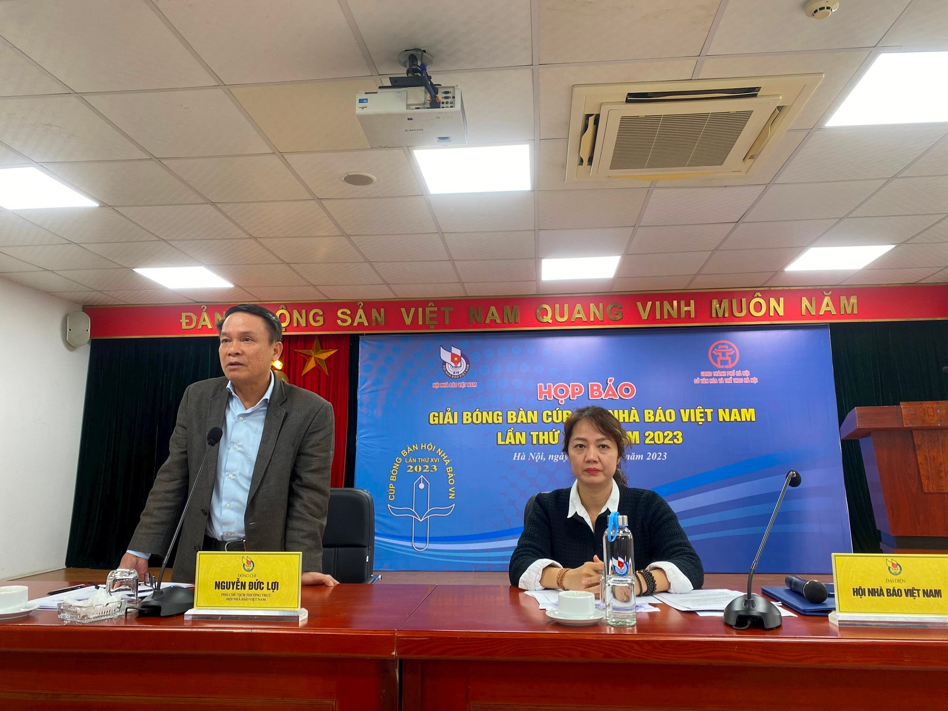 Gần 200 vận động viên tranh tài Giải bóng bàn cúp Hội Nhà báo Việt Nam 2023