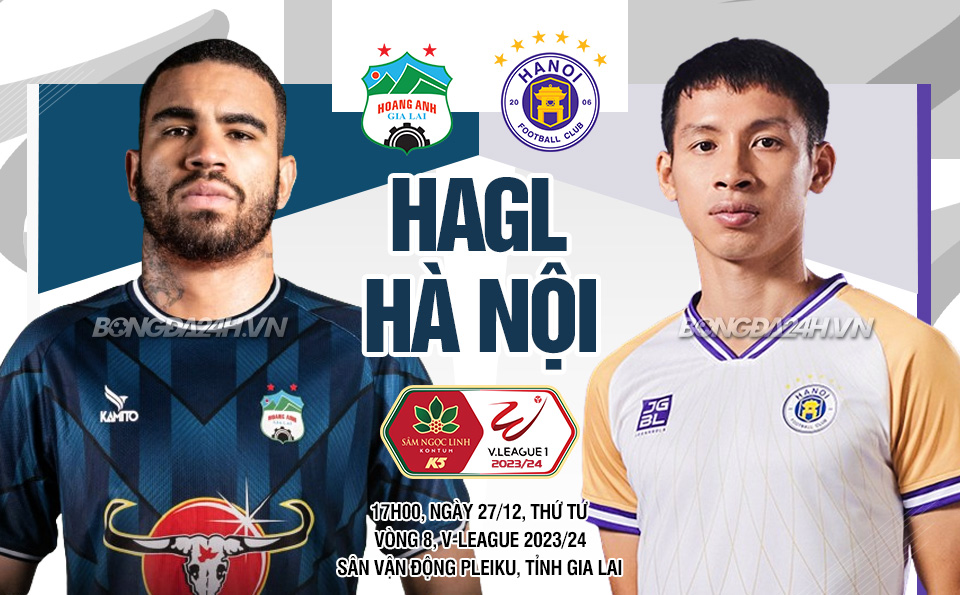 Trực tiếp bóng đá HAGL vs Hà Nội VLeague 2023 hôm nay