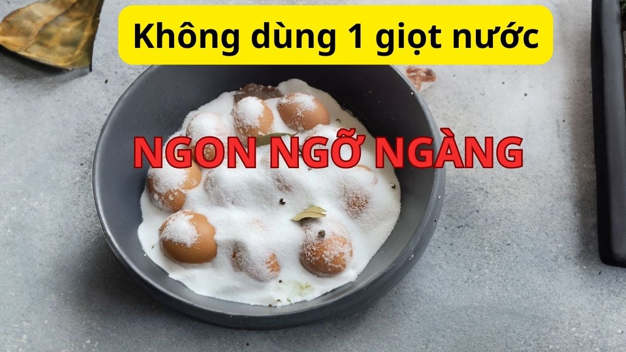 Luộc trứng không dùng nước, chỉ dùng muối khô đang hot rần rần, làm ngay đảm bảo cả nhà khen nức nở