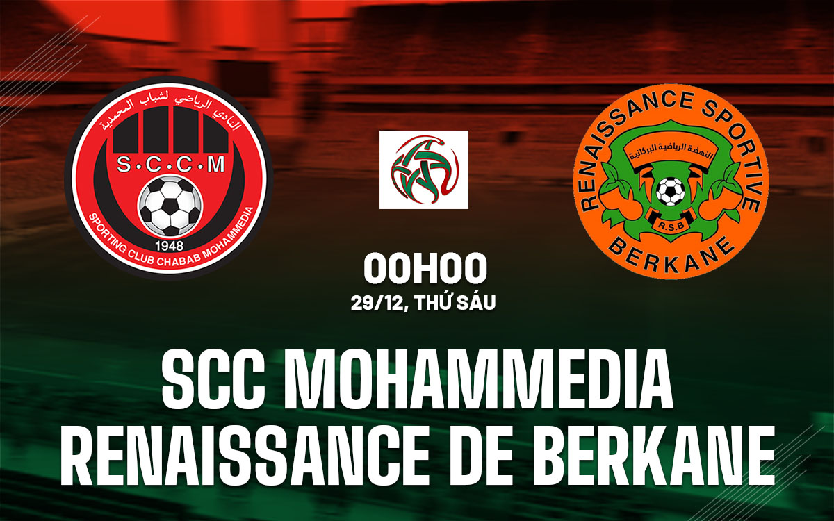 Nhận định bóng đá Mohammedia vs RS Berkane VĐQG Morocco