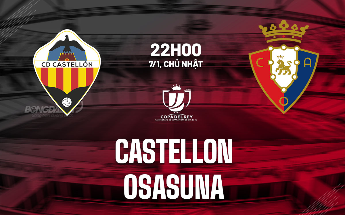 Nhận định bóng đá Castellon vs Osasuna cúp nhà vua TBN hôm nay