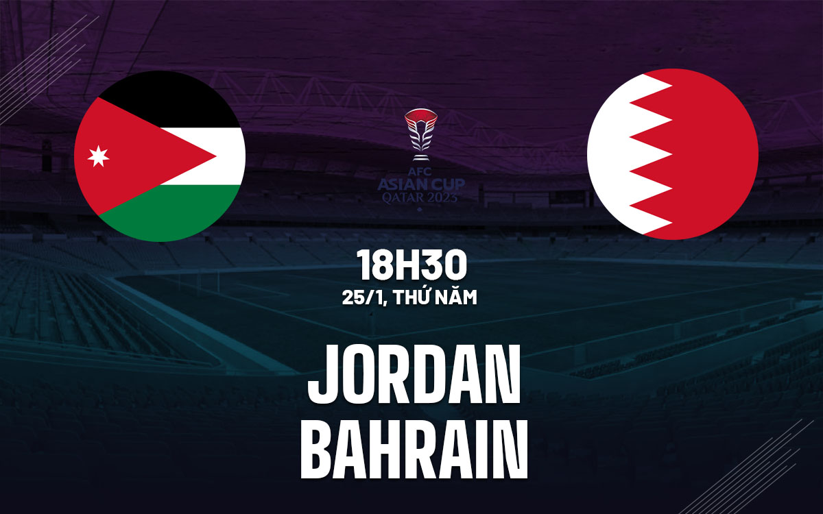 Nhận định bóng đá Jordan vs Bahrain Asian Cup 2023 hôm nay