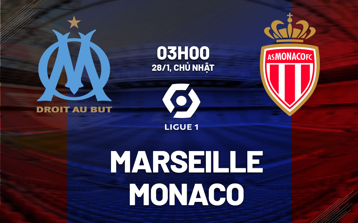 Nhận định bóng đá Marseille vs Monaco VĐQG Pháp hôm nay