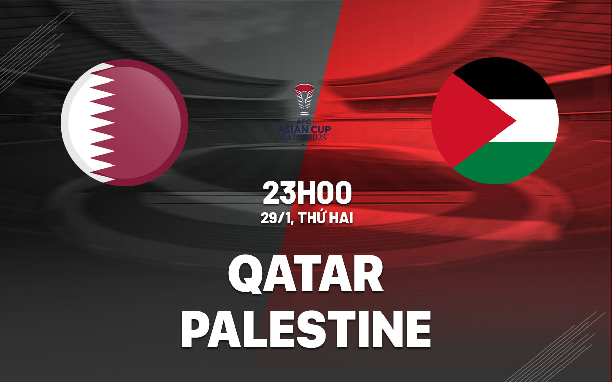 Nhận định bóng đá Qatar vs Palestine Asian Cup 2023 hôm nay