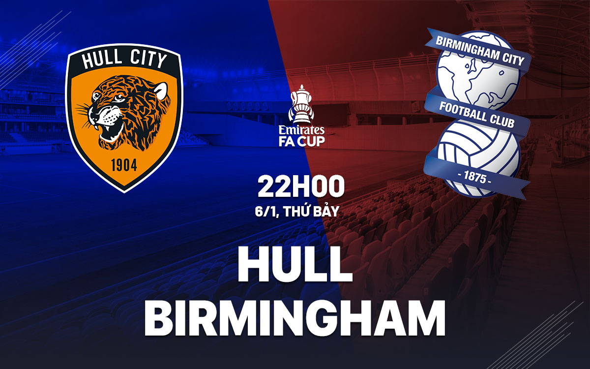 Nhận định bóng đá dự đoán Hull vs Birmingham FA Cup hôm nay