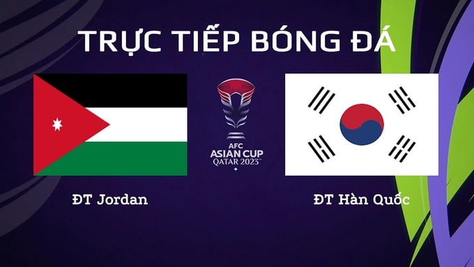 VTV5, VTV Cần Thơ trực tiếp bóng đá Jordan vs Hàn Quốc ngày 20/1