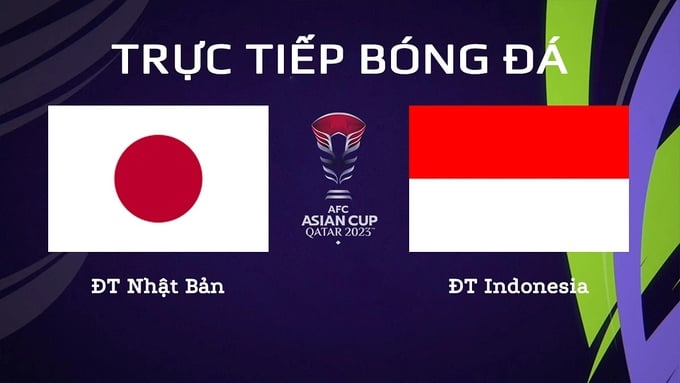 VTV Cần Thơ trực tiếp bóng đá Nhật Bản vs Indonesia ngày 24/1