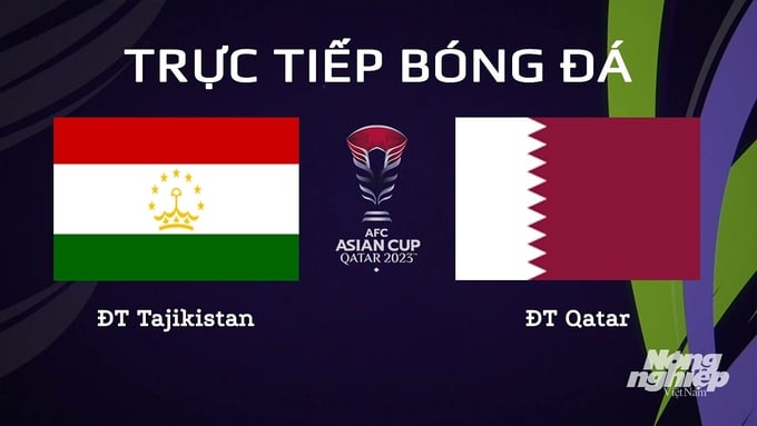 VTV Cần Thơ VTV5 trực tiếp bóng đá Tajikistan vs Qatar ngày 17/1