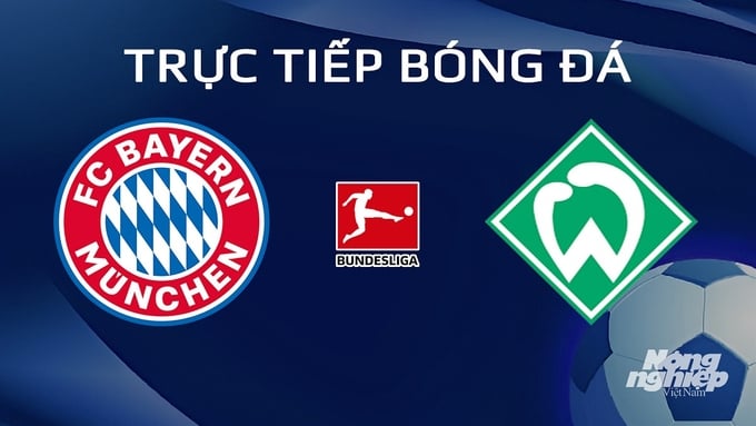 Trực tiếp bóng đá Bayern Munich vs Bremen hôm nay 21/1/2024