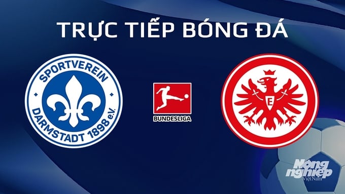 Trực tiếp bóng đá Darmstadt vs Frankfurt hôm nay 20/1/2024