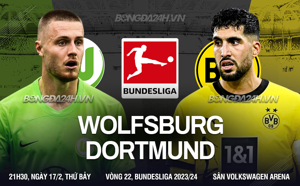 Nhận định bóng đá Wolfsburg vs Dortmund VĐQG Đức hôm nay