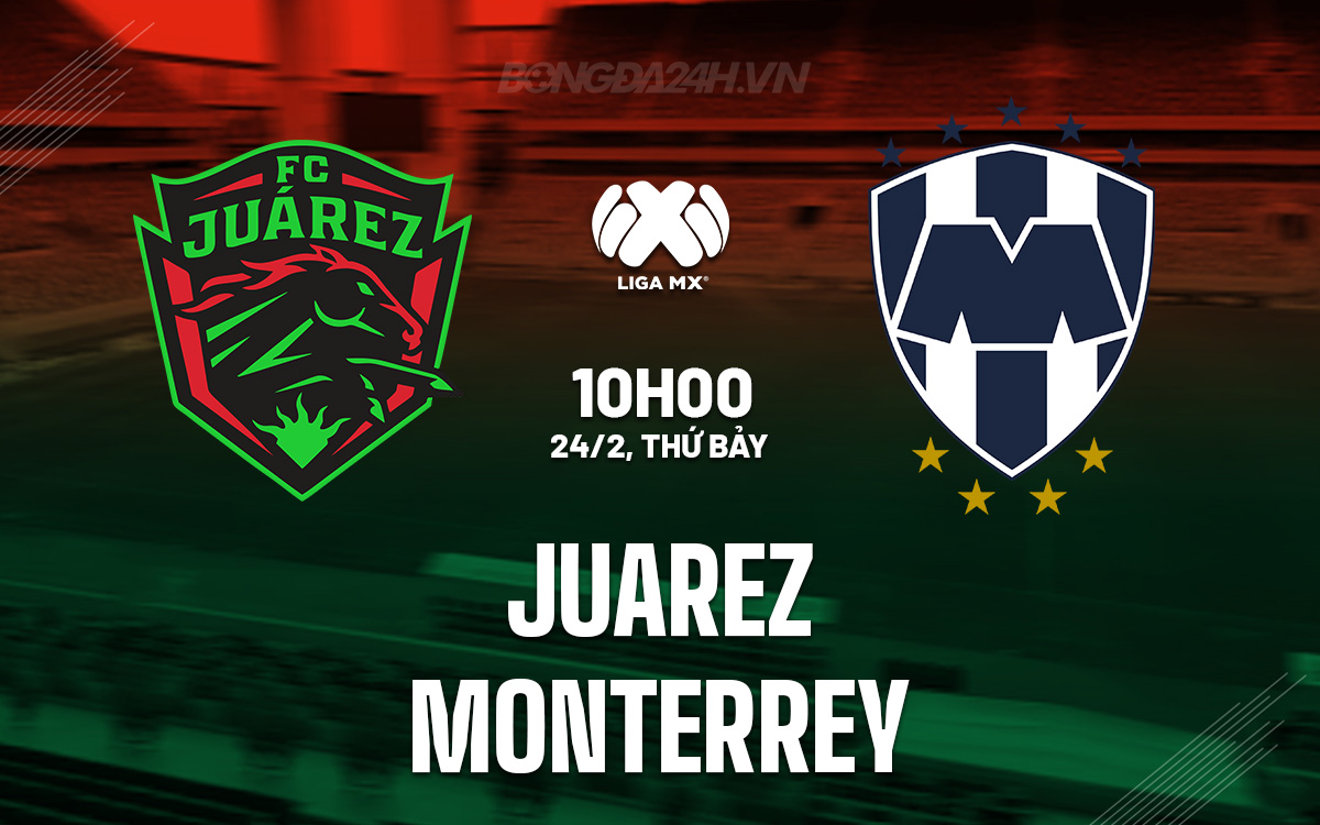 Nhận định bóng đá Juarez vs Monterrey VĐQG Mexico hôm nay